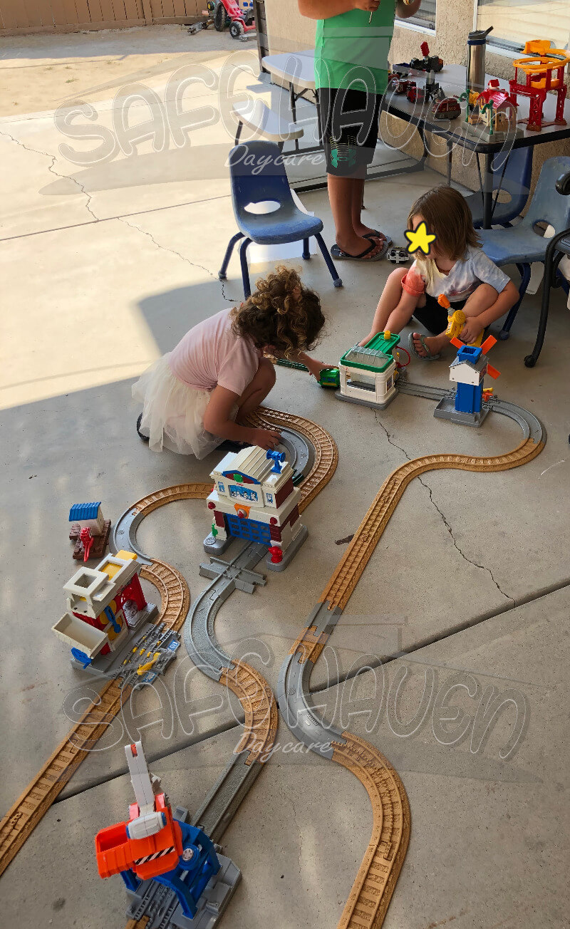 Safe Haven Daycare playing outside