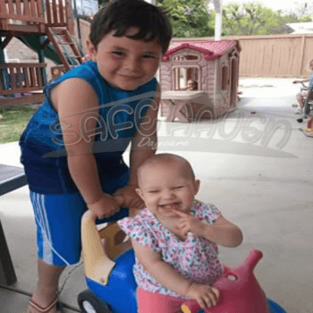 Safe Haven Daycare playing outside
