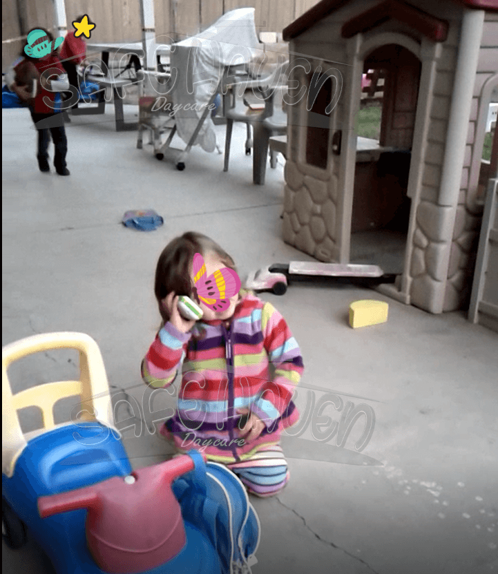 Safe Haven Daycare playing outside
